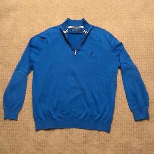 Blue Quarter Zip